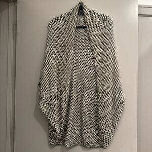 Zara Knit - Black and White Cardigan